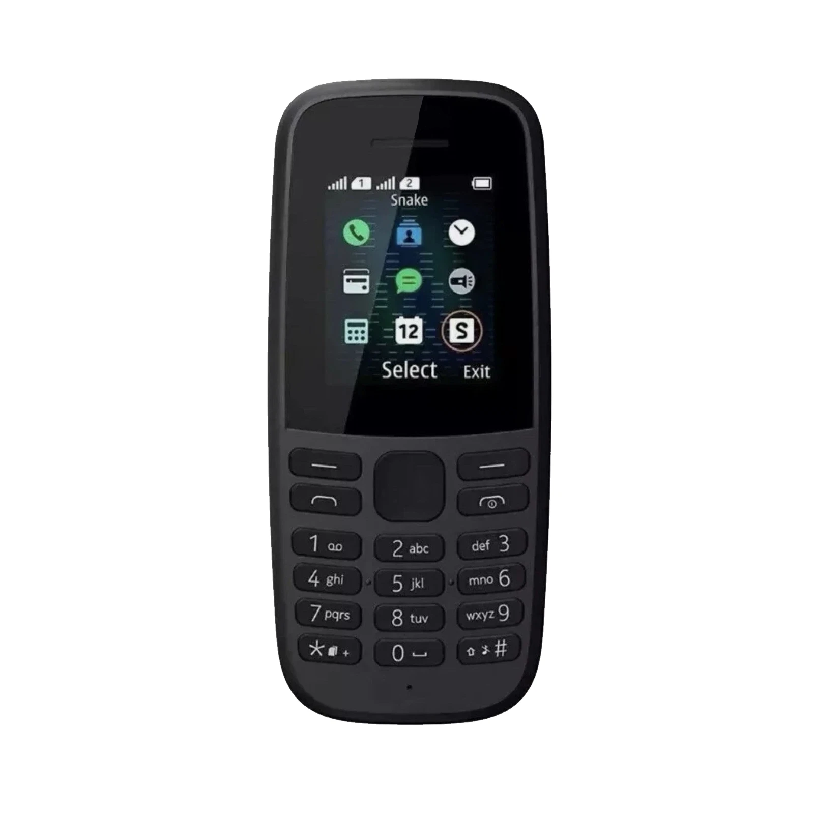 Nokia 105 4th Gen Dual Sim - Brand New Boxed Unlocked Sim Free - Black