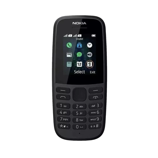 Bulk 10x Nokia 105 4th Gen Dual Sim - Brand New Boxed Unlocked Sim Free - Black