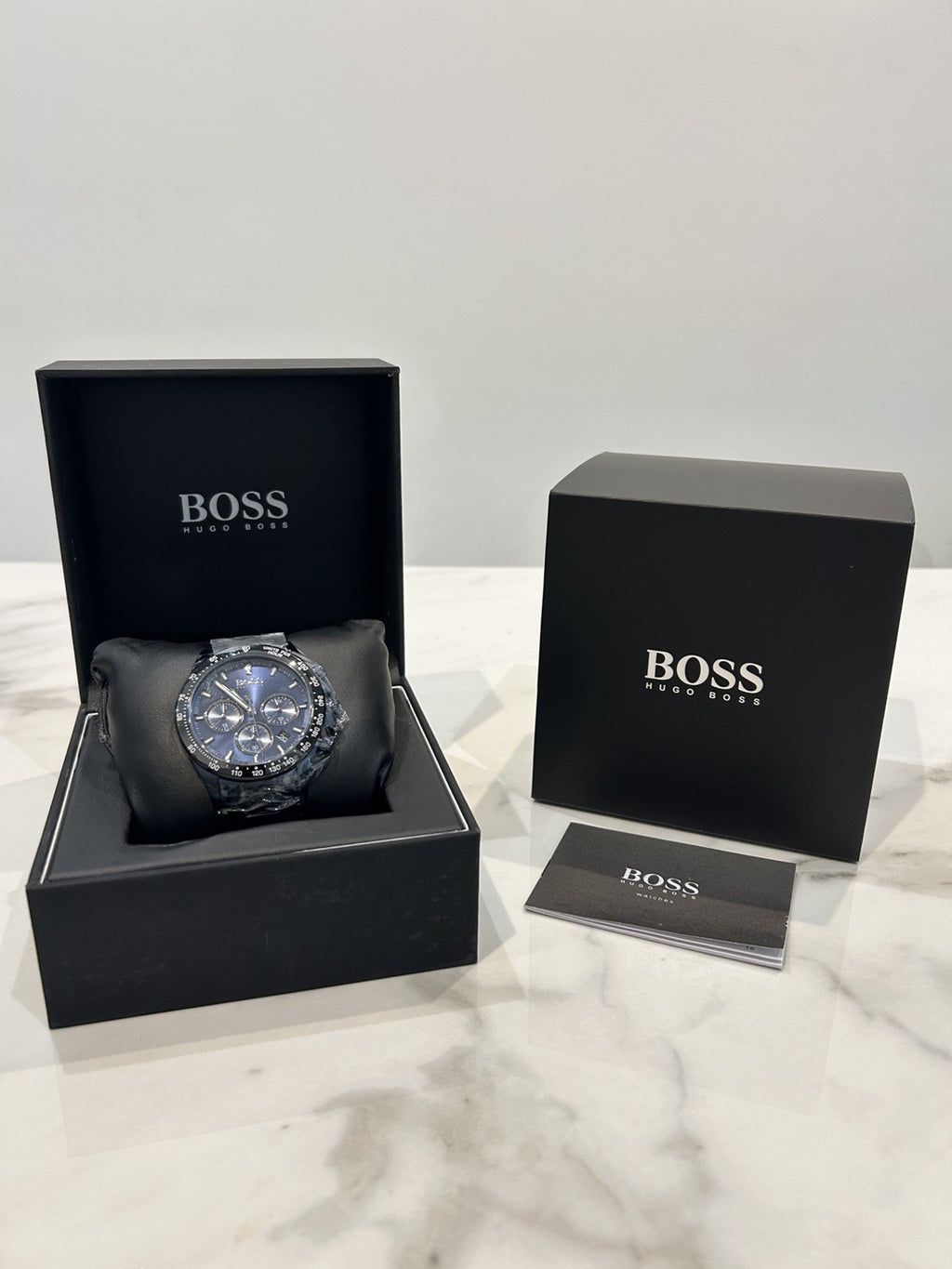 Hugo Boss Hero HB1513758 Men's Chronograph Watch Blue Dial Stainless Steel