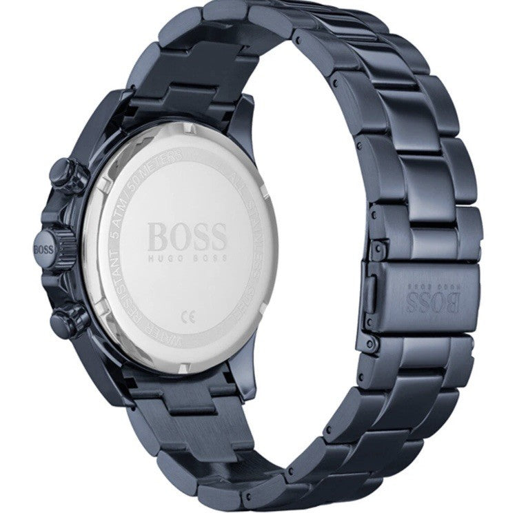 Hugo Boss Hero HB1513758 Men's Chronograph Watch Blue Dial Stainless Steel