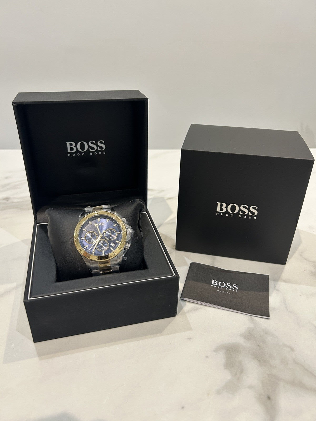 Hugo Boss Hero Sport Men's Watch  HB1513767 Chronograph Stainless Steel Two Tone
